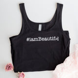 #iamBeautiful Tank Top - Black