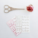 Lucy's Foil Make & Take Bottle Labels