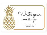 Gift Wrap + Hand Written Note