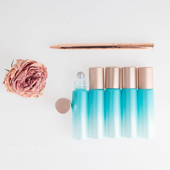 Teal Ombre Roller